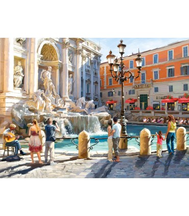 Puzzle da 3000 Pezzi - La Fontana di Trevi