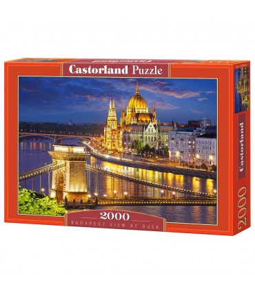 Puzzle da 2000 Pezzi Vista di Budapest al Crepuscolo