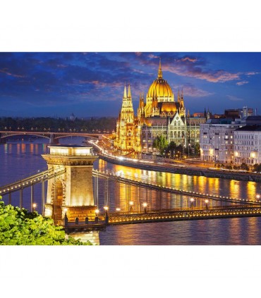Puzzle da 2000 Pezzi Vista di Budapest al Crepuscolo