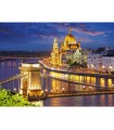 Puzzle da 2000 Pezzi Vista di Budapest al Crepuscolo