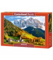 Puzzle da 2000 Pezzi - Chiesa di Santa Maddalena, Dolomiti
