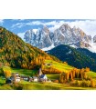 Puzzle da 2000 Pezzi - Chiesa di Santa Maddalena, Dolomiti