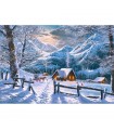 Puzzle da 1500 Pezzi Mattino Nevoso