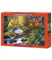 Puzzle da 1000 Pezzi Comfort sul Lato del Torrente