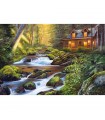 Puzzle da 1000 Pezzi Comfort sul Lato del Torrente