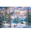 Puzzle da 1000 Pezzi Natale in Montagna