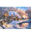 Puzzle da 500 Pezzi Cottage Invernale