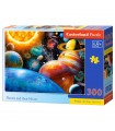 Puzzle da 300 Pezzi I Pianeti e le Loro Lune
