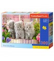 Puzzle da 300 Pezzi - Tre Gattini Grigi