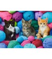Puzzle da 300 Pezzi - Gattini nel Negozio di Filati