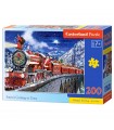 Puzzle da 200 Pezzi Babbo Natale Sta Arrivando in Citta