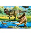 Puzzle da 70 Pezzi - Tirannosauro Contro Triceratopo
