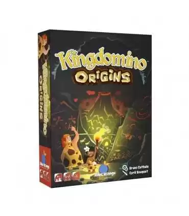 Kingdomino - Origins: Avventura Preistorica per Famiglie, Gioco Strategico 2-4 Giocatori, 15 Minuti, Bruno Cathala, Blue Orange 
