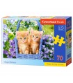 Puzzle da 70 Pezzi - Gattini Rossi