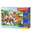 Puzzle da 40 Pezzi Maxi - Amici della Fattoria