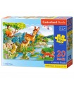 Puzzle da 20 Pezzi Maxi Sagomato - Piccoli Cervi