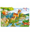 Puzzle da 20 Pezzi Maxi Sagomato - Piccoli Cervi