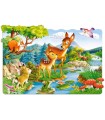Puzzle da 20 Pezzi Maxi Sagomato - Piccoli Cervi