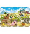 Puzzle da 20 Pezzi Maxi Sagomato - Animali della Fattoria