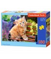 Puzzle da 180 Pezzi - Gattino Rosso