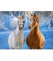 Puzzle da 260 Pezzi - I Cavalli Invernali