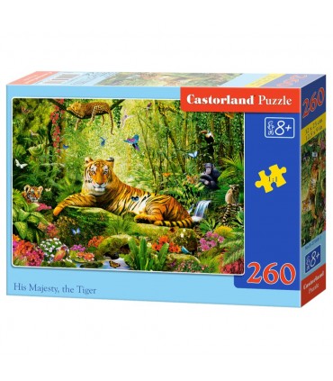 Puzzle da 260 Pezzi - Sua Maestà, La Tigre