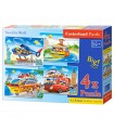 4 Puzzle in 1 - Viaggiando per il Mondo