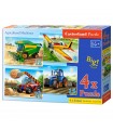 4 Puzzle in 1 - Macchine Agricole