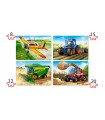 4 Puzzle in 1 - Macchine Agricole