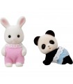 Scatola dei Giochi per Bebè -Bebè Coniglio Neve e Bebè Panda
