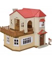 Casa di Campagna con Tetto Rosso