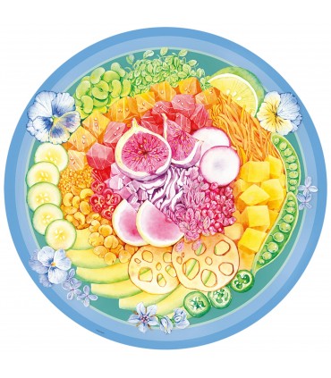 Puzzle da 500 Pezzi - Circle of Colors: Poke Bowl