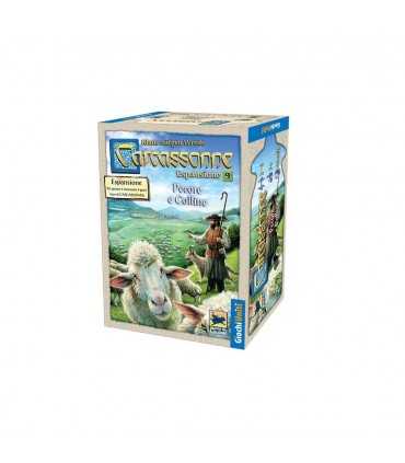 Carcassonne: Pecore e Colline - Espansione Strategica per Famiglie, Gioco da Tavolo 2-6 Giocatori, 60 Minuti di Divertimento!