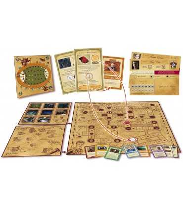 Harry Potter - Un Anno a Hogwarts | Gioco da Tavolo Avventura per 1-8 Giocatori, Missioni Magiche e Quidditch