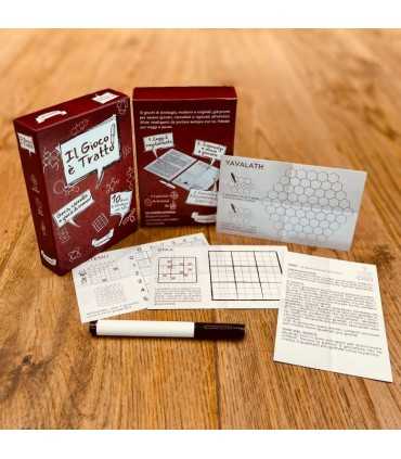 Il Gioco è Tratto Pocket - Strategia | 10 Sfide di Tattica per 2-4 Giocatori | Divertimento Creativo in Viaggio!