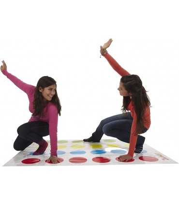 Twister di Hasbro - Gioco di Destrezza e Abilità per Famiglie, 4-8 Giocatori, Divertimento e Risate Assicurate!