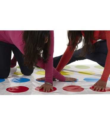 Twister di Hasbro - Gioco di Destrezza e Abilità per Famiglie, 4-8 Giocatori, Divertimento e Risate Assicurate!