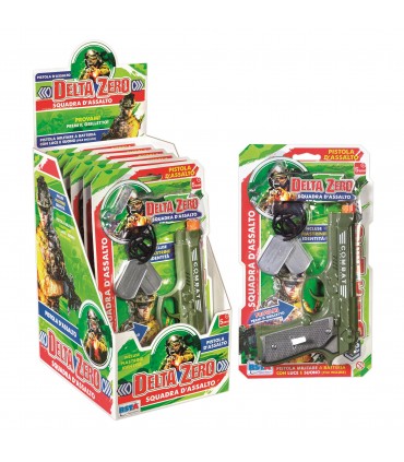 Delta Zero - Pistola Militare con Luci e Suoni
