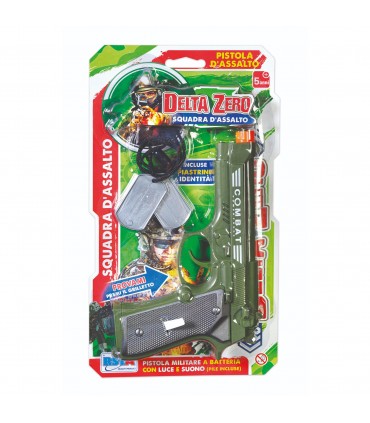 Delta Zero - Pistola Militare con Luci e Suoni