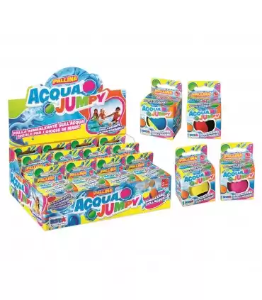 PALLINA RIMBALZANTE ACQUA JUMPY 6 COLORI ASS.
