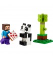 Polybag - Minecraft: Steve e Baby Panda