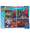4 Puzzle da 100 Pezzi - Spider-Man