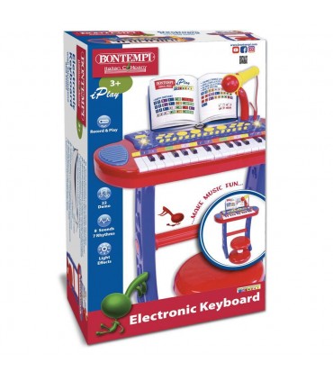 Tastiera Elettronica 31 Tasti con Microfono, Gambe e Sgabello