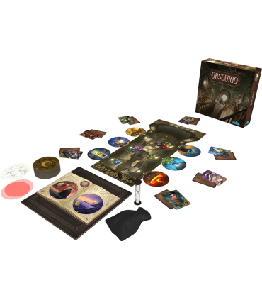 Obscurio - Gioco da Tavolo Cooperativo di Strategia e Mistero per 2-8 Giocatori, 40 Minuti di Deduzione e Divertimento Asmodee