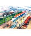 Puzzle da 180 Pezzi Stazione Ferroviaria