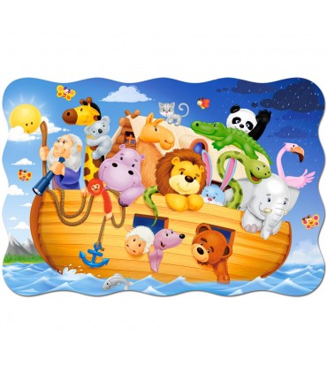 Puzzle da 20 Pezzi Maxi Sagomato - Arca di Noè