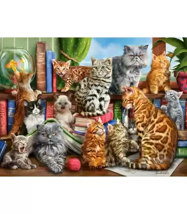 Puzzle da 2000 Pezzi Casa dei Gatti