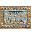 Puzzle da 2000 Pezzi Mappa del Mondo 1639