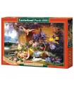 Puzzle da 2000 Pezzi - Elegante Natura Morta con Fiori, Eugene Bidau.