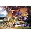 Puzzle da 2000 Pezzi - Elegante Natura Morta con Fiori, Eugene Bidau.